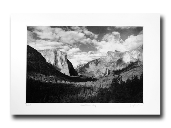 Yosemite in May - Photogravure by Jon Lybrook