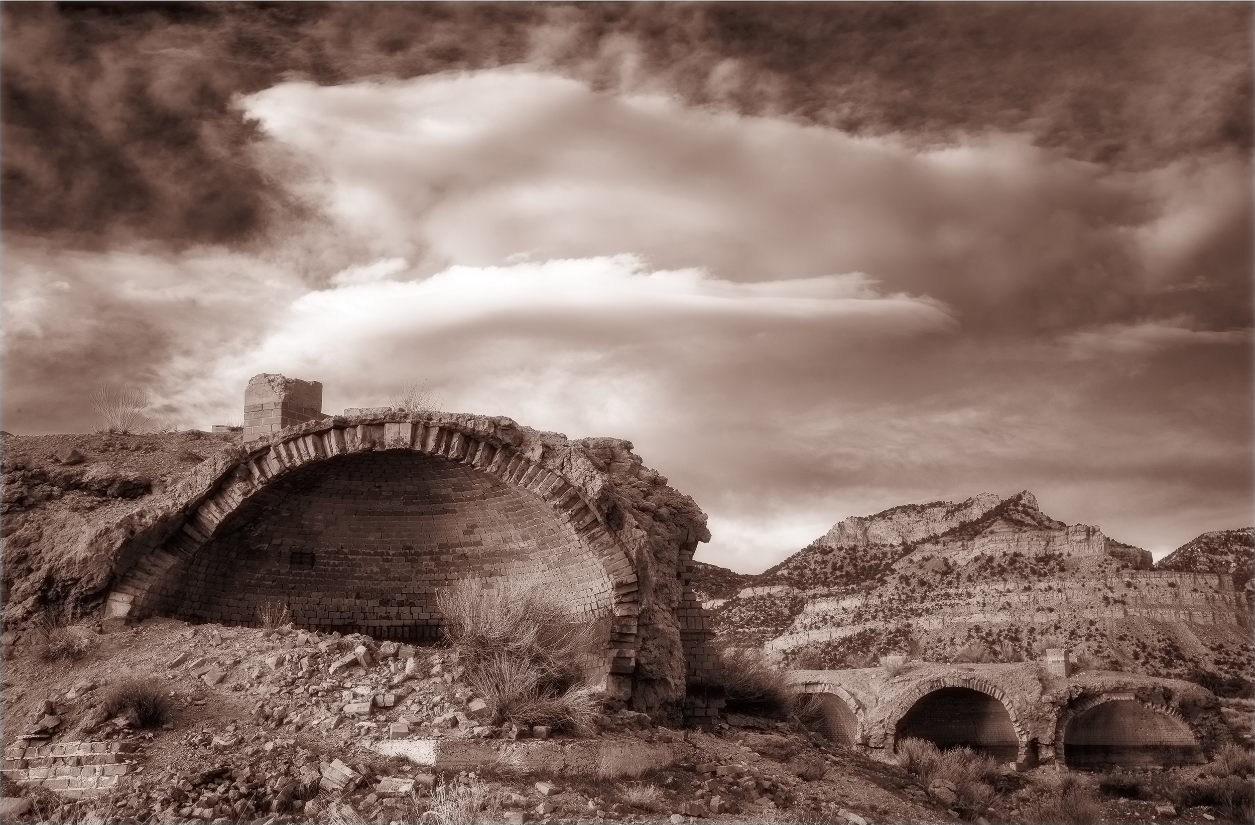 The Coke Ovens - Photogravure by Dave Hanson