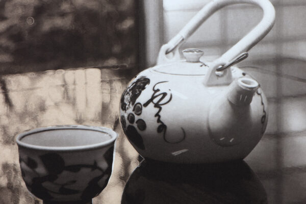 Tea with vi - Photogravure by Bonnie Lybrook