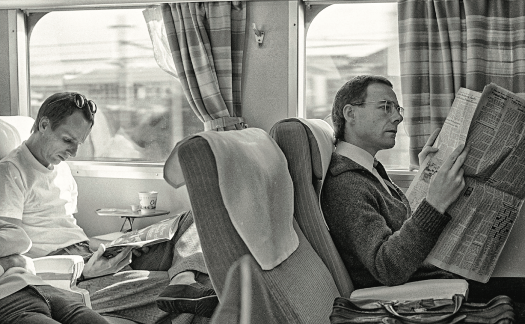 On the Shinkansen, 1981