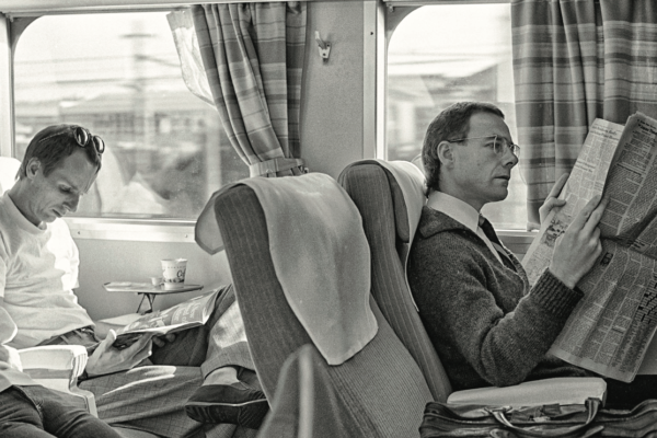 On the Shinkansen, 1981