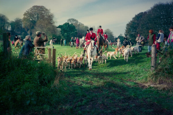 Broad Chalke Fox Hunt 1988 by Paul Richards