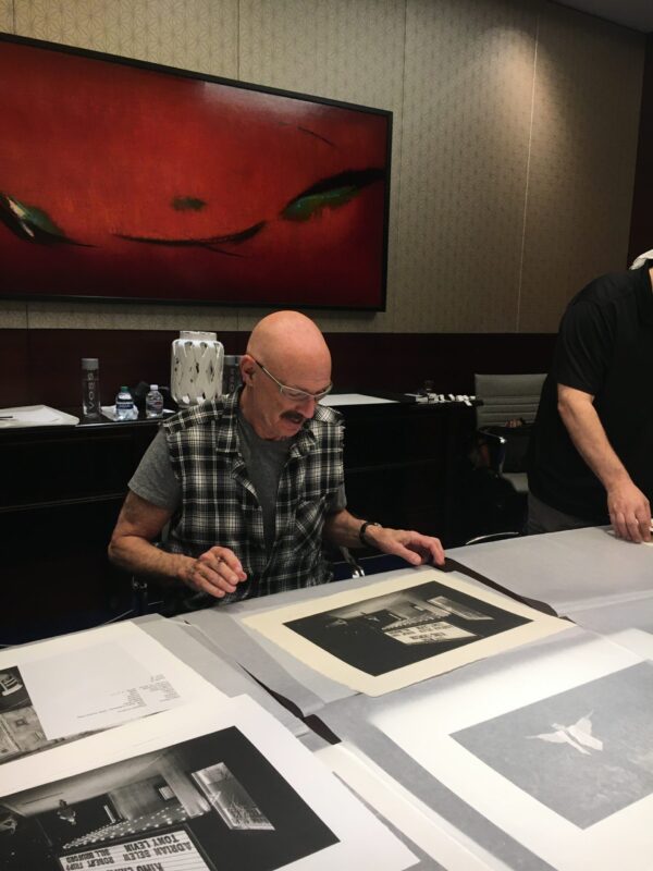 Tony Levin Print Signing