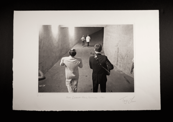 Adrian and Robert, Faro Portugal 1982 - photogravure print by Tony Levin
