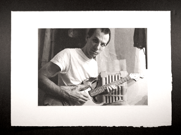 Adrian Belew Backstage 1981 photogravure print by Tony Levin