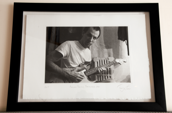 Adrian Belew Backstage, 1981 by Tony Levin (Example only: Framing not included)
