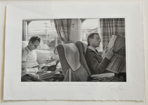 On the Shinkansen 1981 by Tony Levin (Example only: Framing not included)