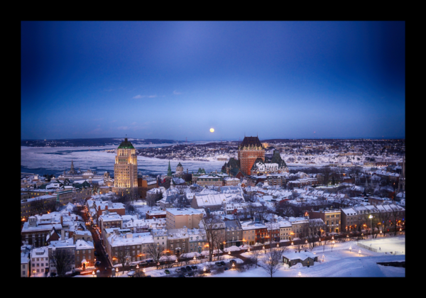Super Snow Moon Quebec - Signed and Framed