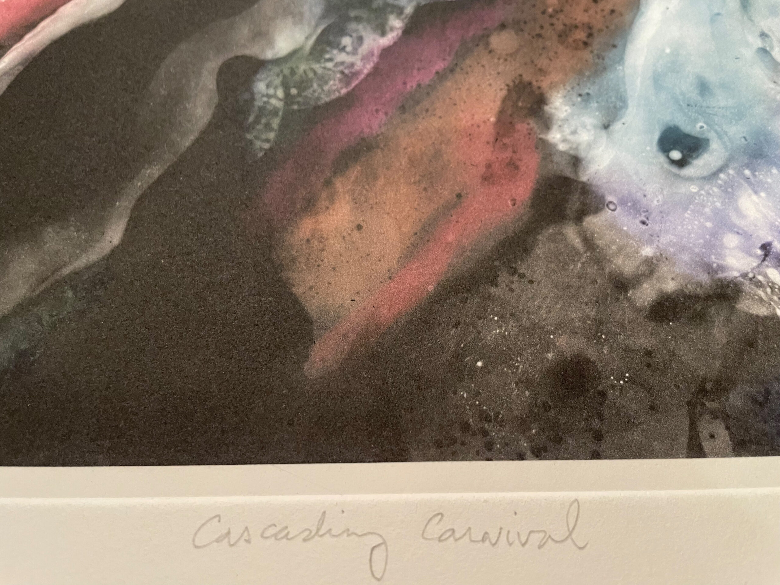 Cascading Carnival (Variable Edition Monoprint) - Image 3
