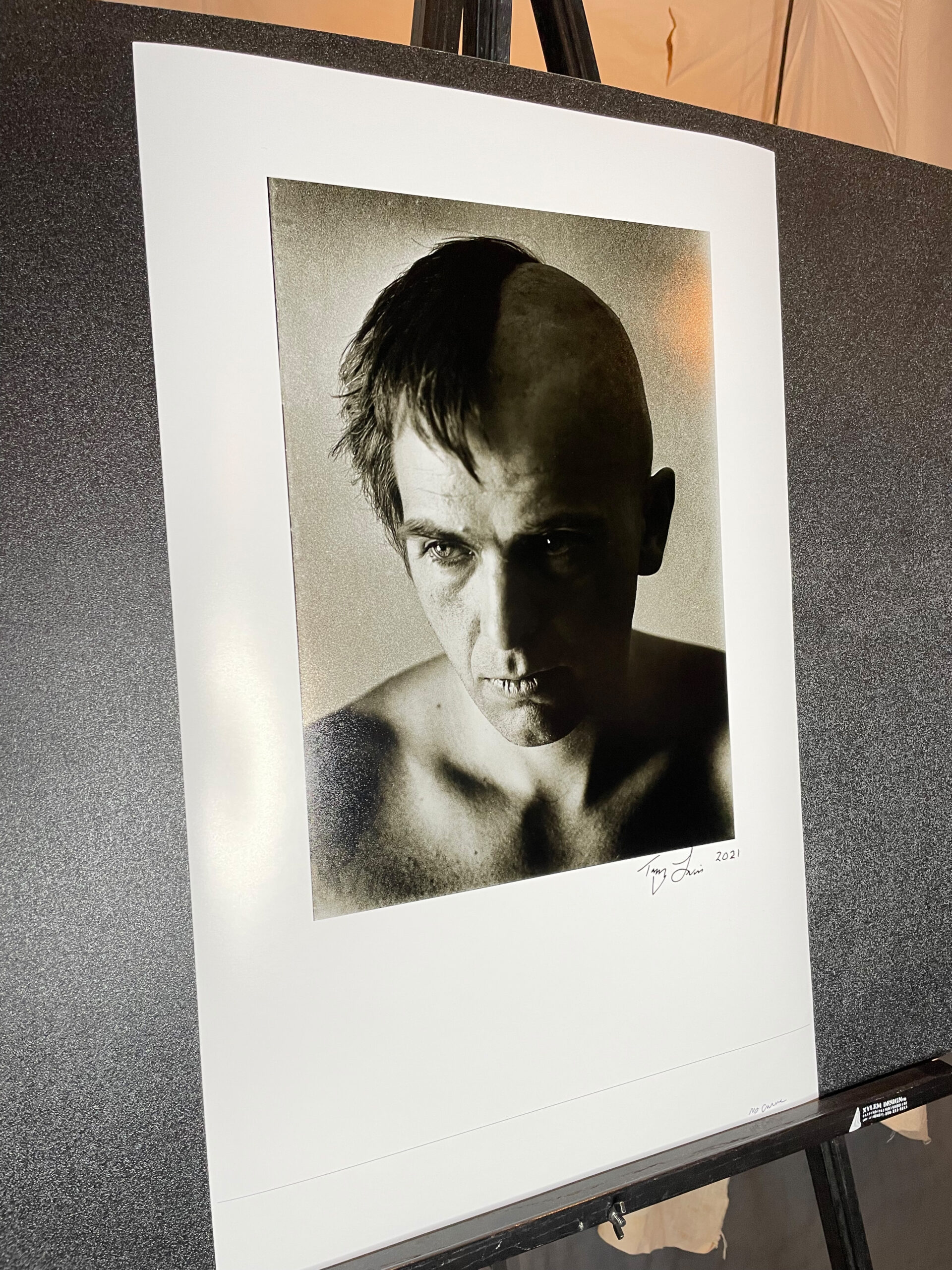 Half Bald Peter Gabriel by Tony Levin