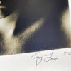RARE Inkjet Trial Proof:  LARGE AND REVERSED Peter Gabriel Half Shaved Portrait - Image 2
