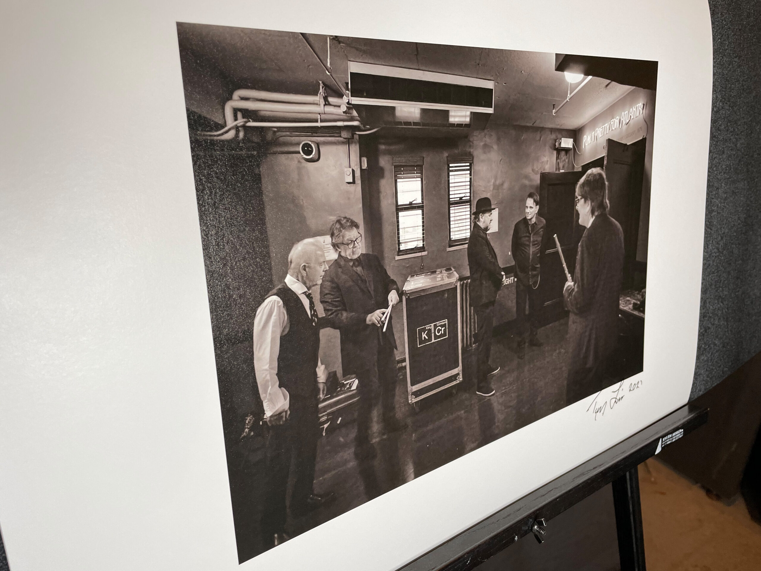 King Crimson Backstage in Atlanta by Tony Levin