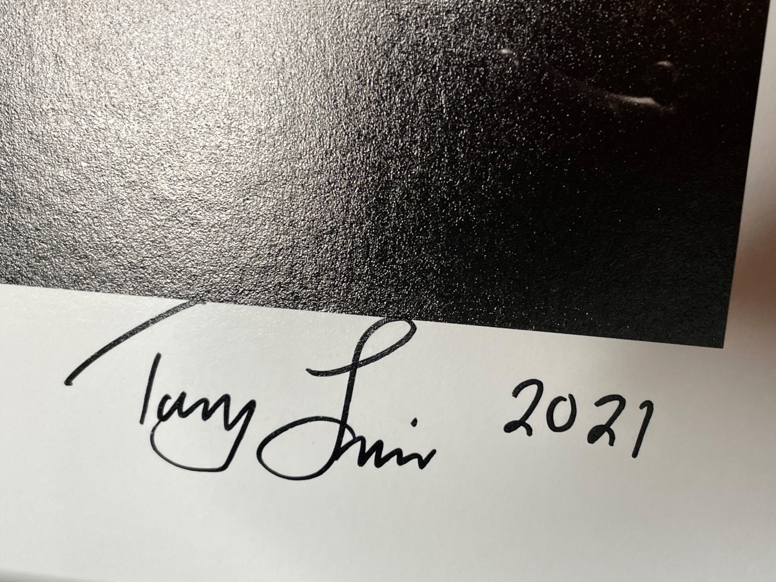 Robert Fripp, Krakow 2018 by Tony Levin (detail)