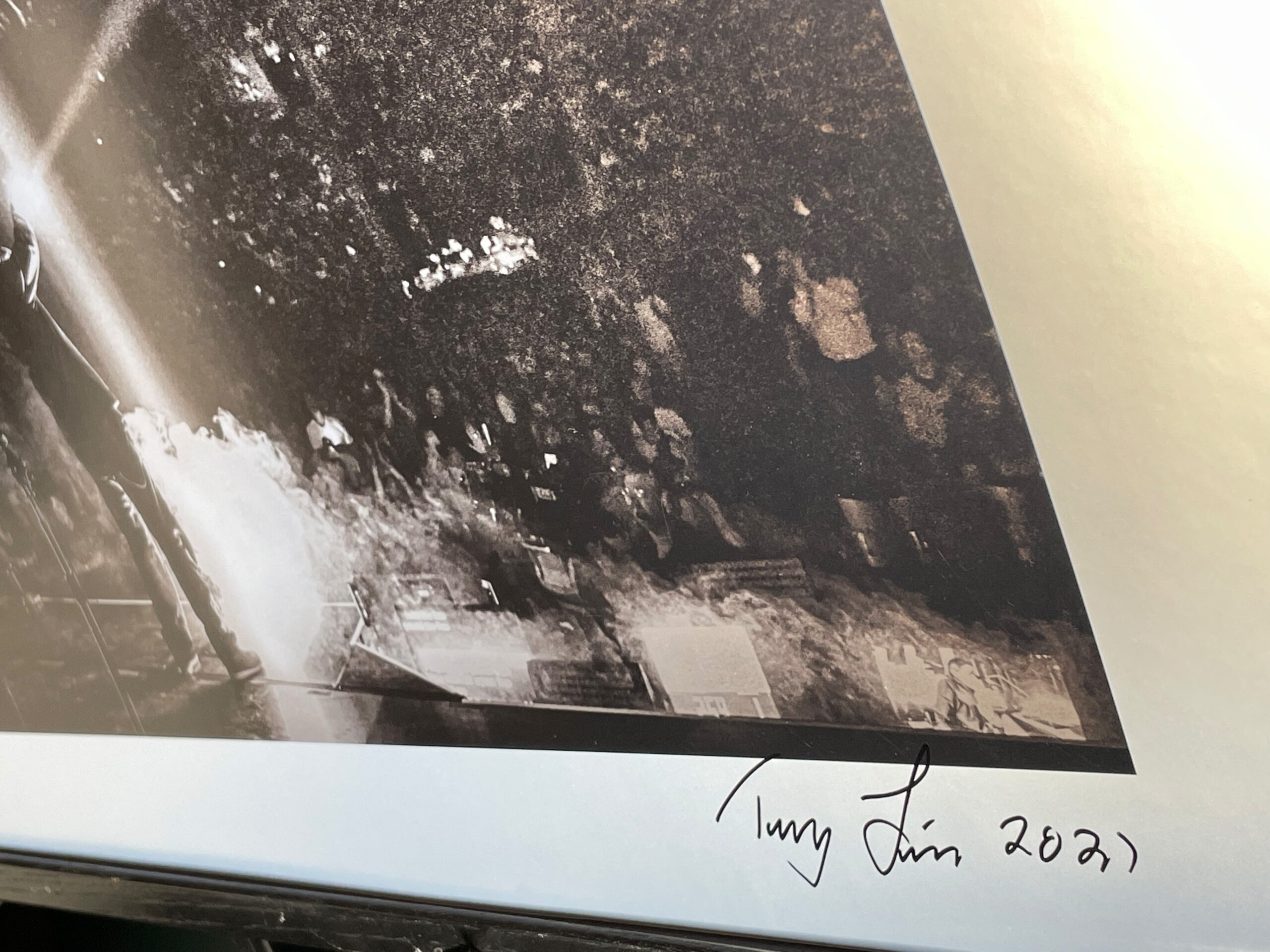 RARE 1/1 Peter Gabriel "San Jacinto, 2016" Unique Artist Proof on Moab Silver Metallic Media by Tony Levin - ONLY ONE ISSUED! - Image 3