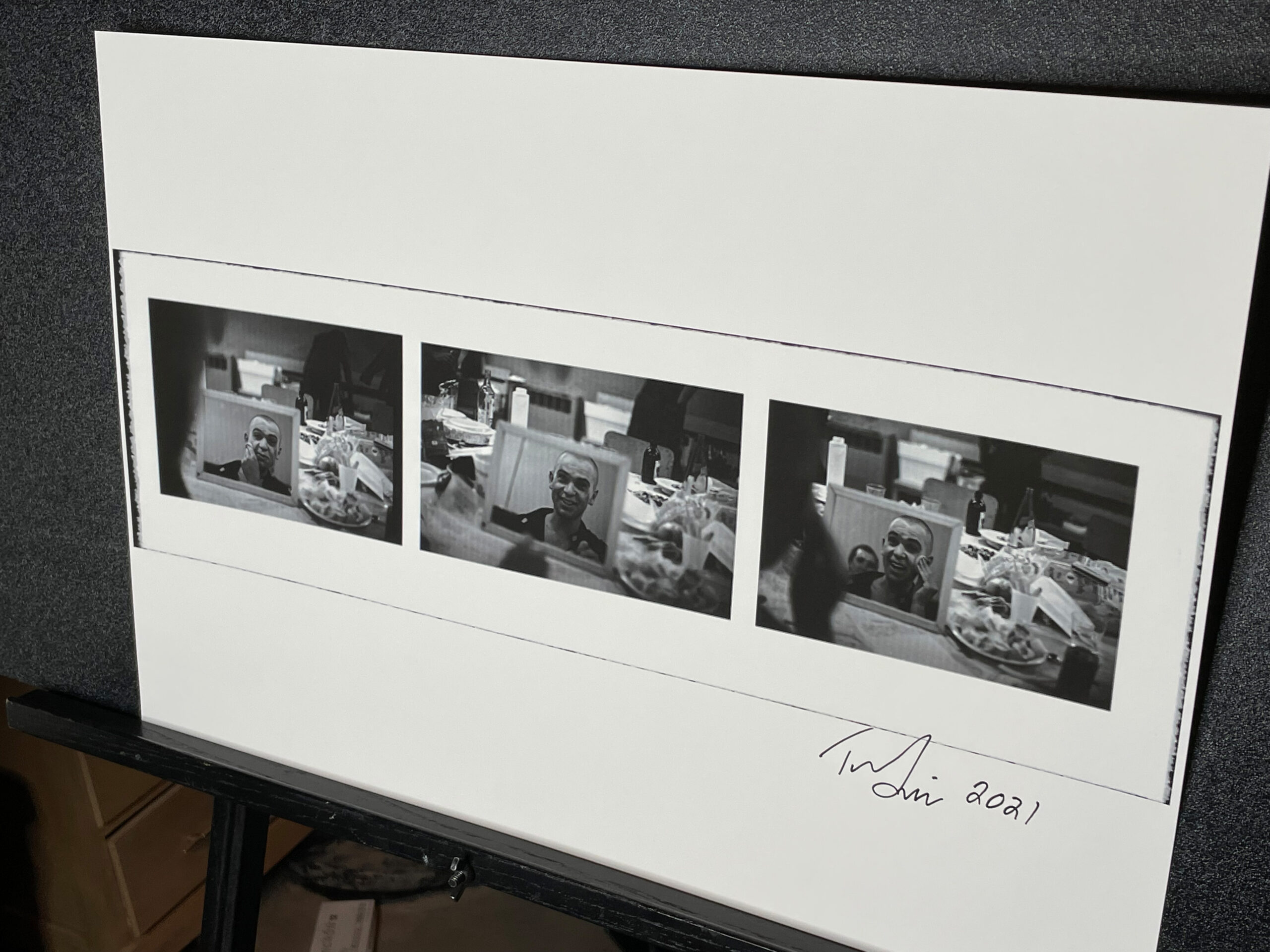 Peter Gabriel triptych mockup