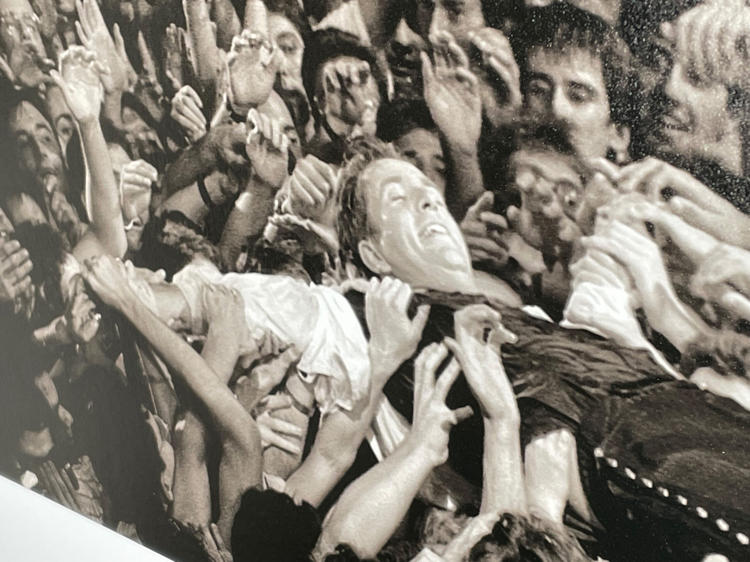 Peter Gabriel Lay Your Hands on Me 1987 - 18 x 24" signed, inkjet printer's proof with registration marks - ONE ONLY! - Image 3