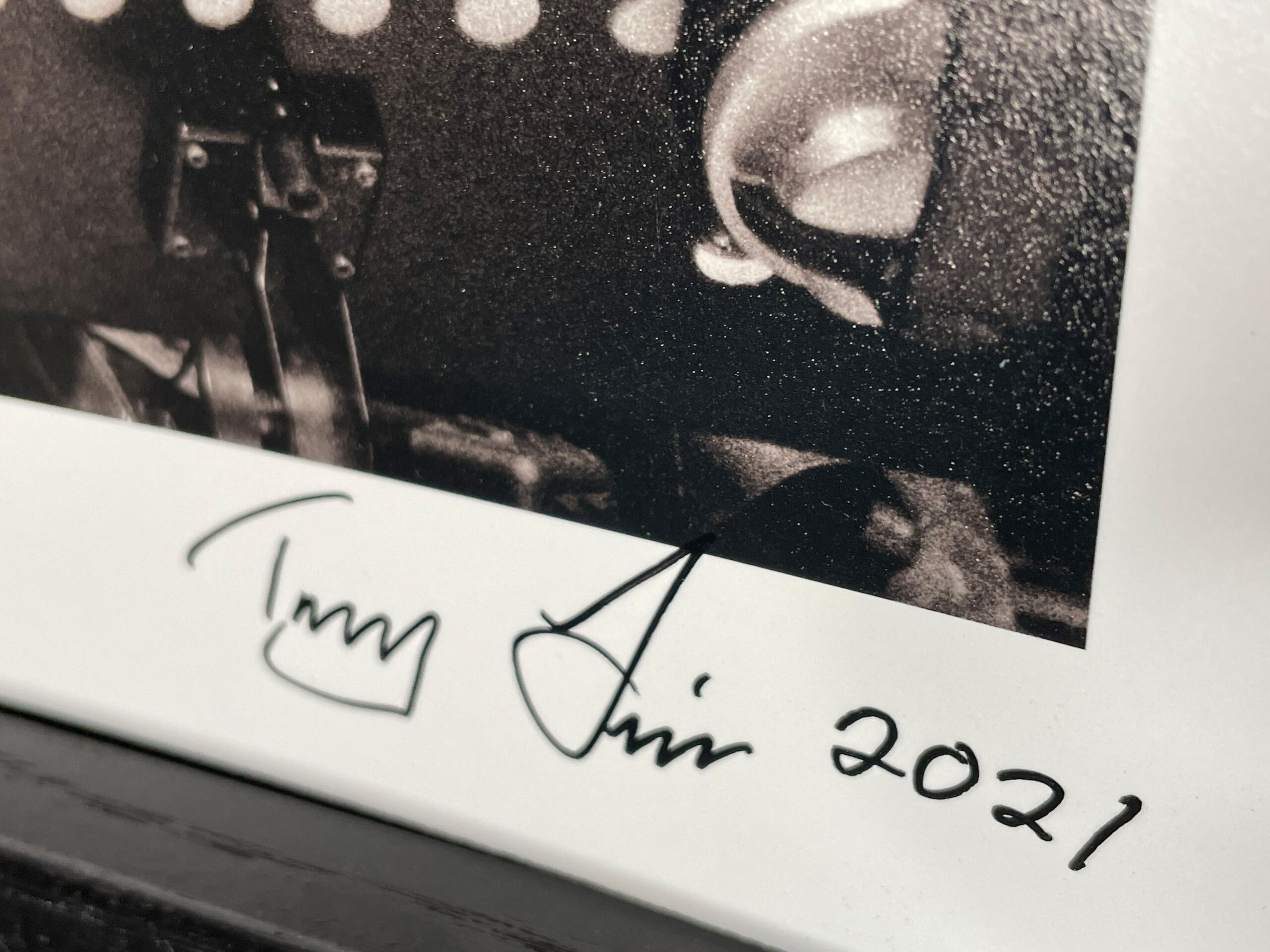 Sting - photographed and signed by Tony Levin - THREE MADE - ONLY ONE LEFT! - Image 3