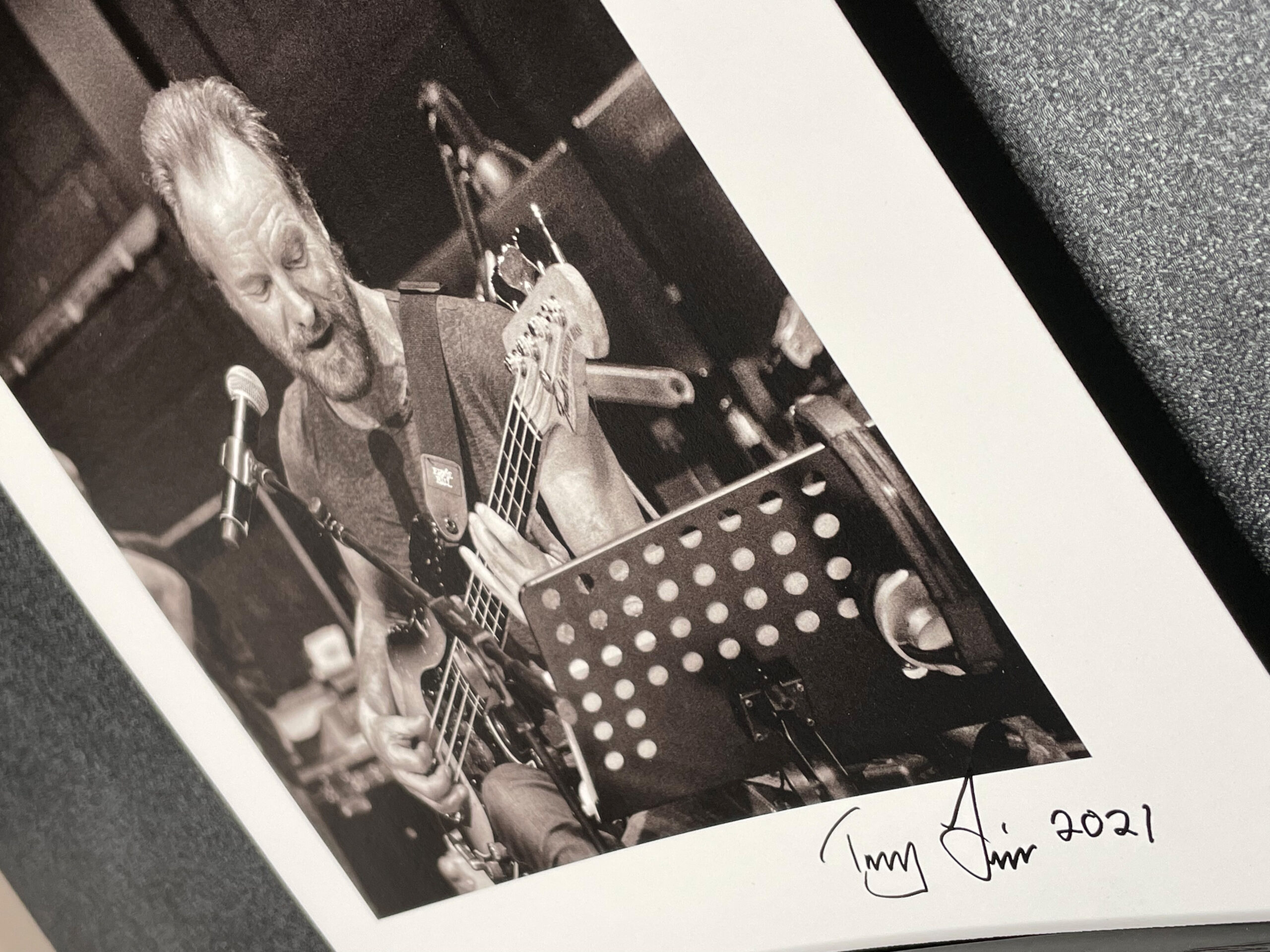 Sting (detail), photograph by Tony Levin