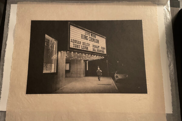 King Crimson Perkins Palace Marquee by Tony Levin