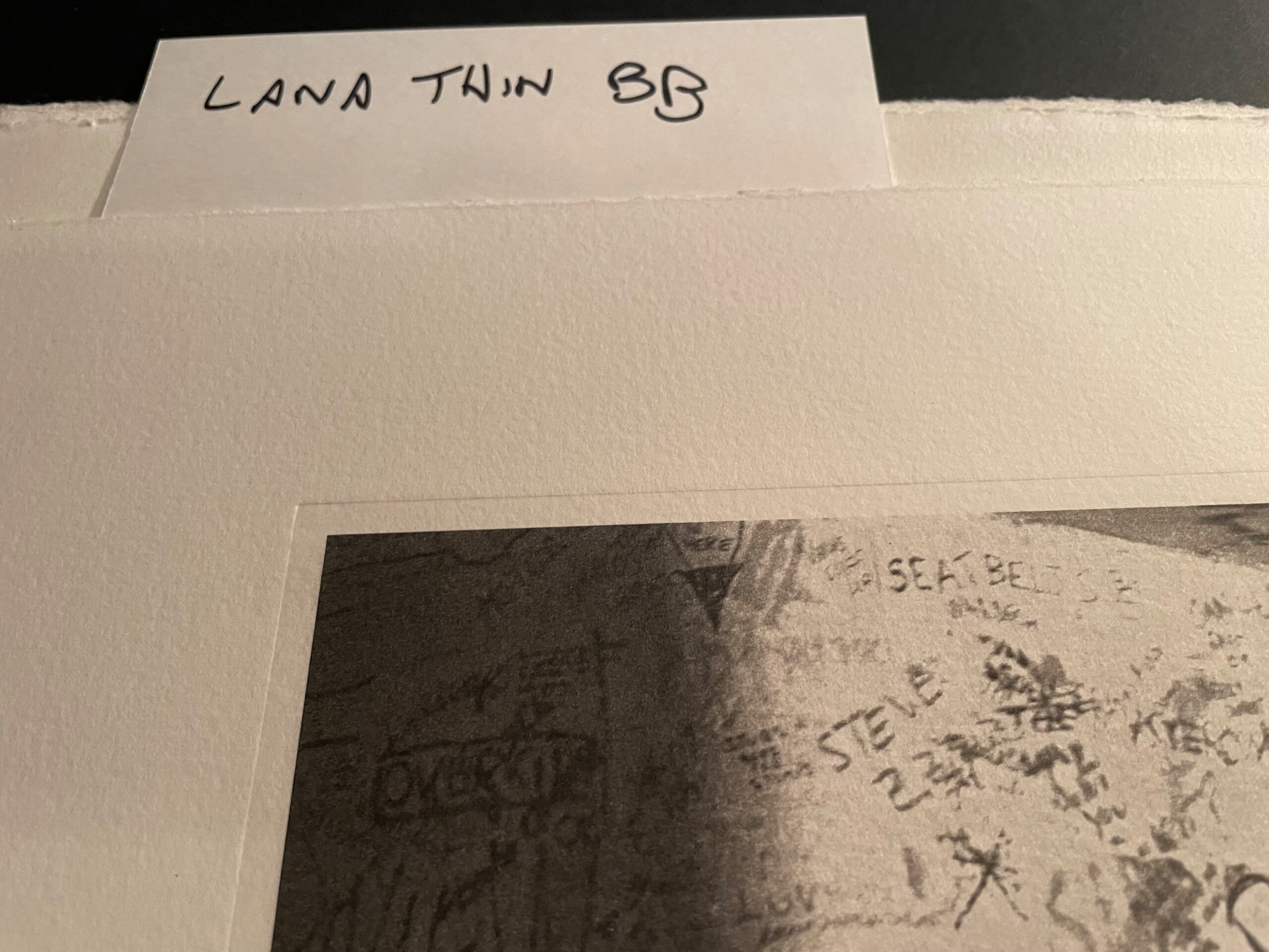 "Bill Bruford, Bristol, 1981" by Tony Levin (signed proof on Lanaquarelle, 250 g/sm, bright white cotton paper) - ONLY ONE IN STOCK - Image 4