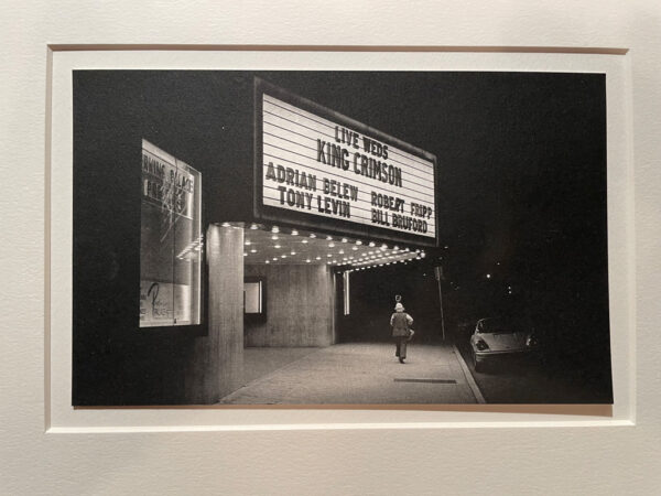 Perkins Palace Marquee 1981 by Tony Levin - Matted