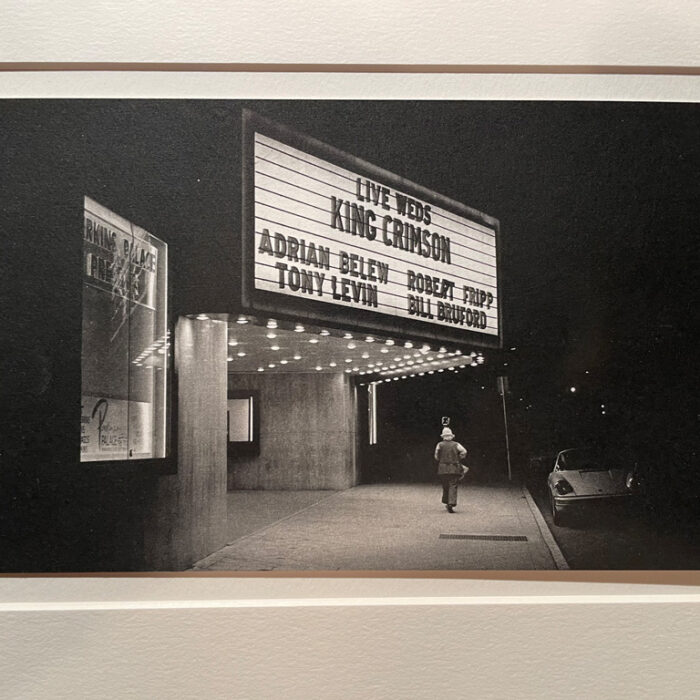 5×8″ Perkins Palace Marquee, 1981 – traditional intaglio print signed by Tony Levin