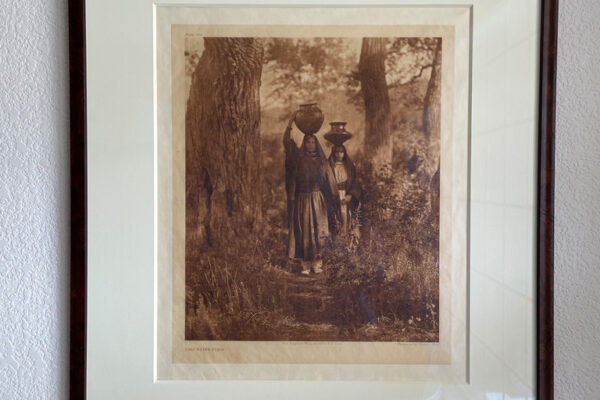 Contemporary Photogravure Reprint of Taos Water Girls, 1914 by Edward S. Curtis