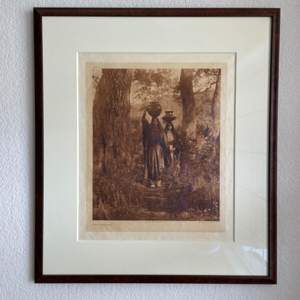 Contemporary Photogravure Reprint of Taos Water Girls, 1914 by Edward S. Curtis