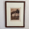 "Crests of a Nimkish Family" vintage, original, 1914 print by Edward S. Curtis (small, framed)