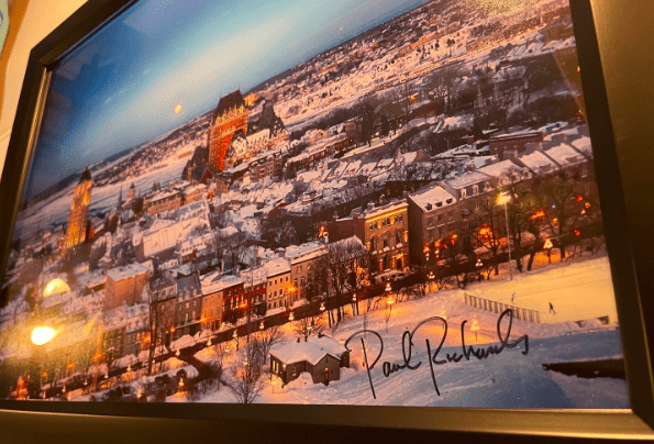 Super Snow Moon - Quebec City - signed by Paul Richards