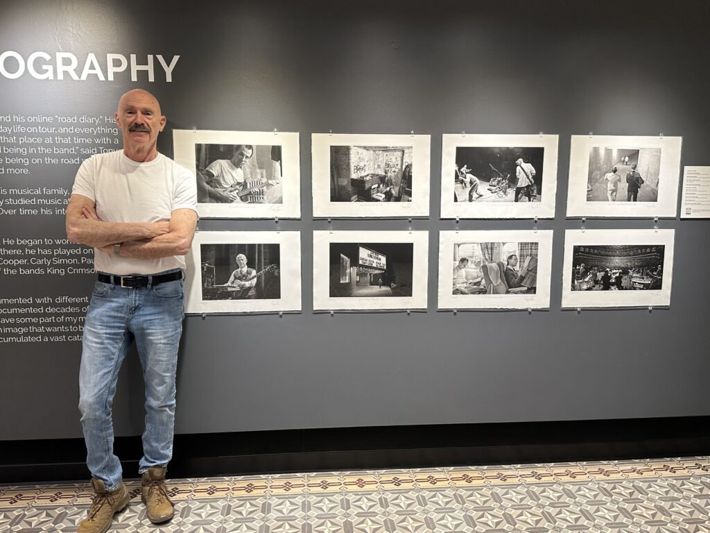 Tony Levin at the Haggin Museum photography show, 2/16/23