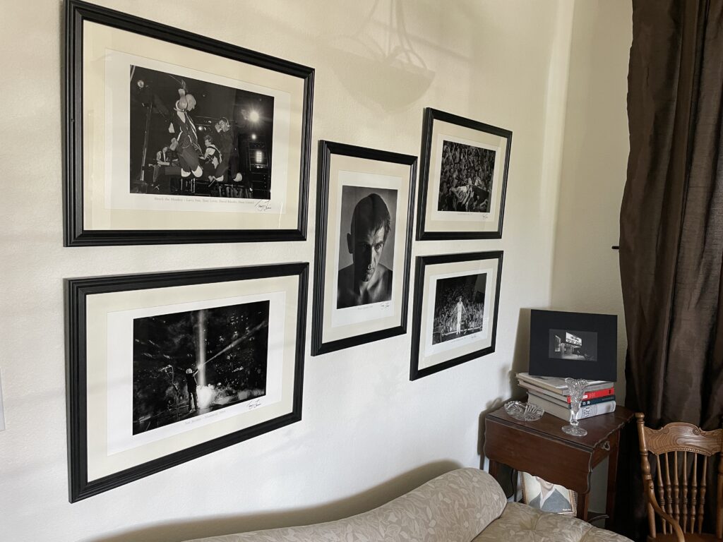 5-Print Peter Gabriel Vintage Photo Collection by Tony Levin (frames not included)