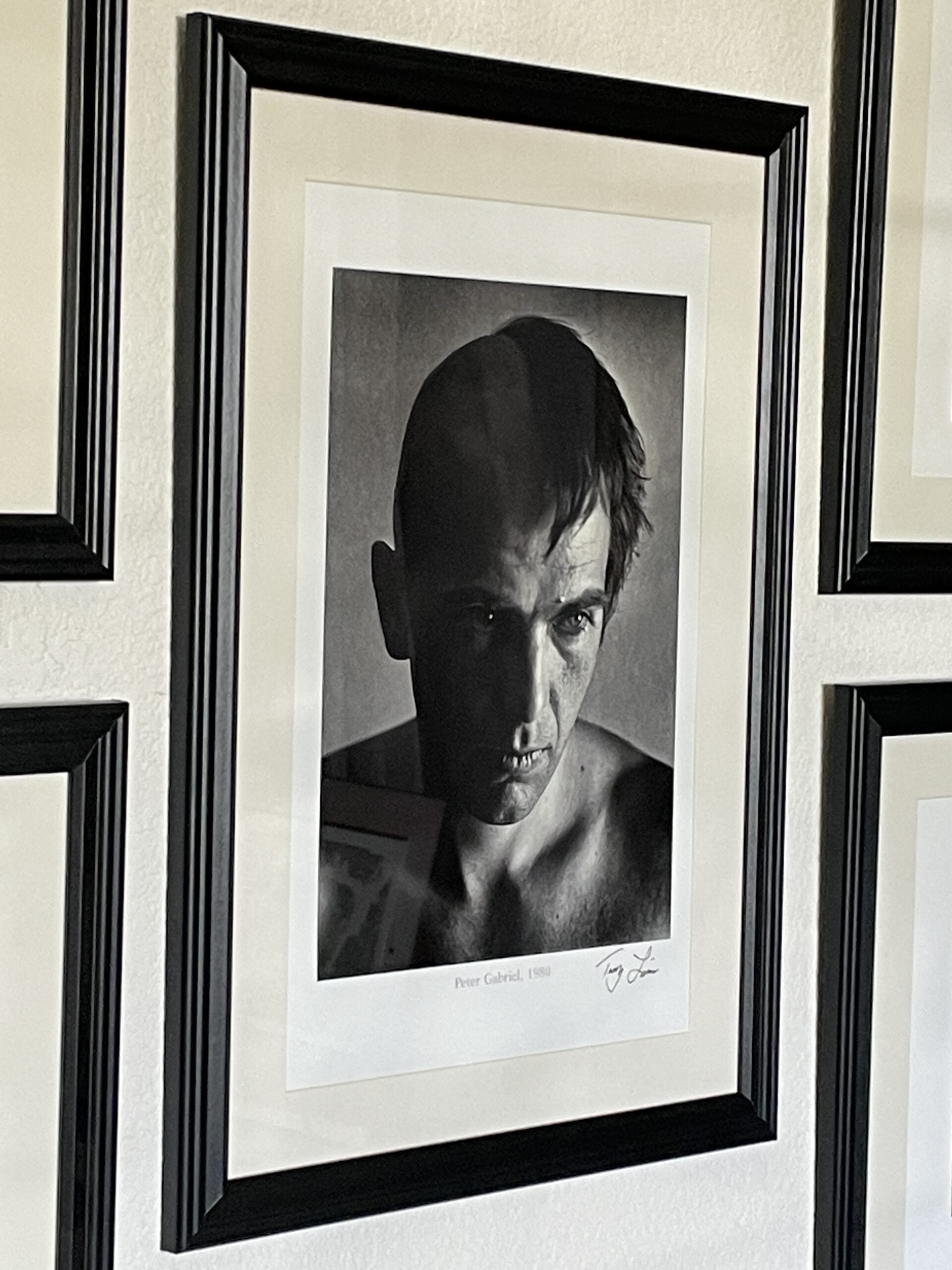 "Peter Gabriel, 1980" by Tony Levin (frame not included)