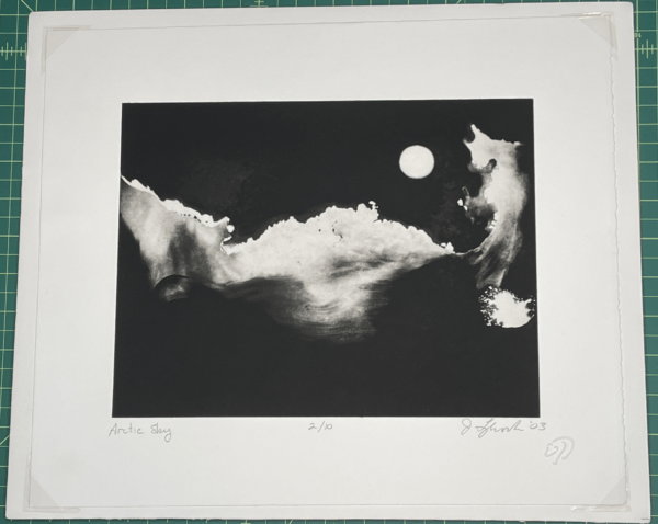 Arctic Sky - 2003 Intaglio print by Jon Lybrook