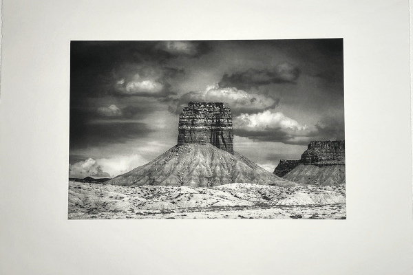 Chimney Rock, Cortez, CO - photogravure by Paul Richards