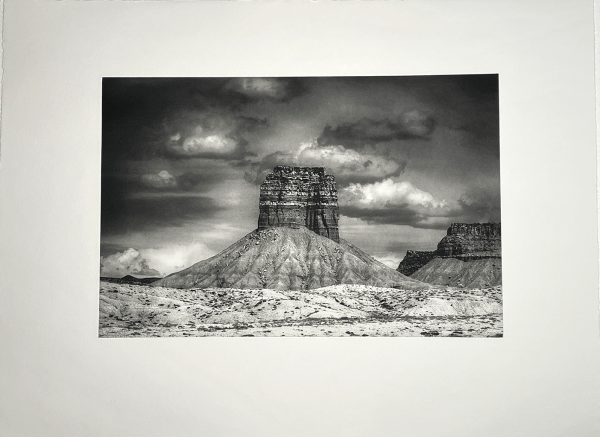 Chimney Rock, Cortez, CO - photogravure by Paul Richards