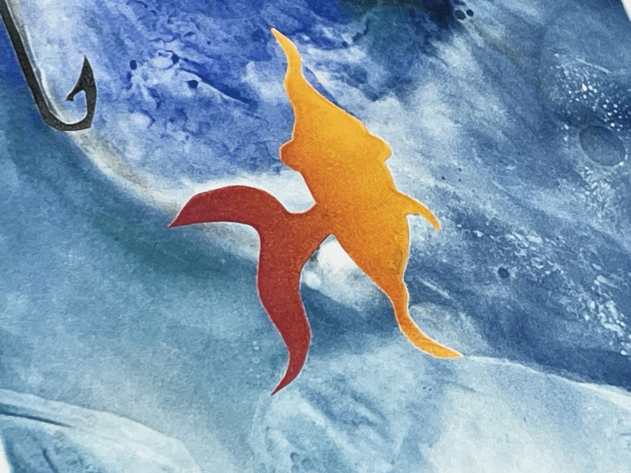 Goldfish in the Pool - Variable edition monoprints by Jon Lybrook - Image 2