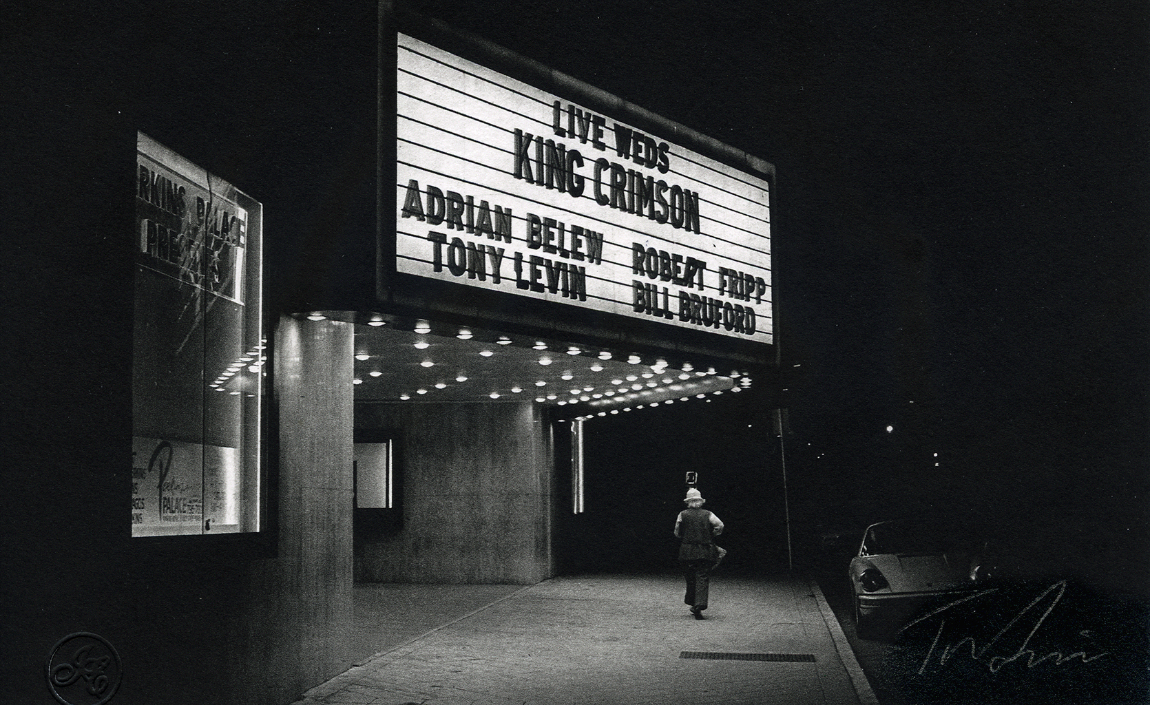 Perkins Palace Marquee, 1981 - Small King Crimson Print