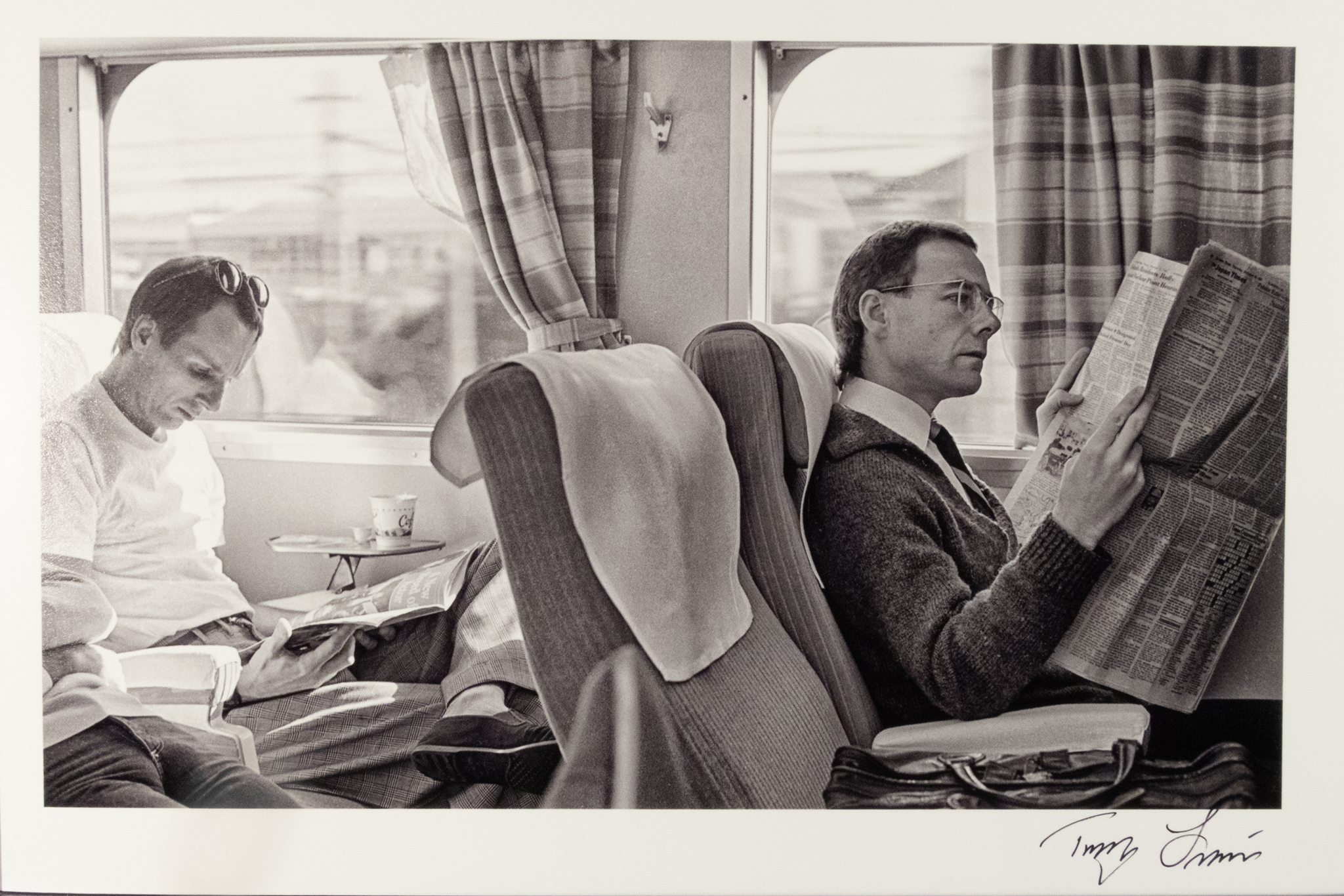 "On the Shinkansen, 1981" by Tony Levin