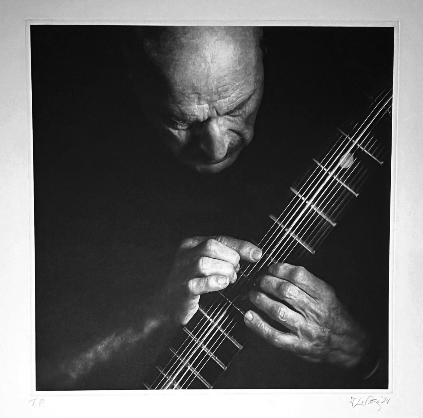 Tony Levin with Chapman Stick by Jerry LoFaro