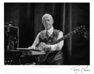 Robert Fripp, Krakow, 2018 - by Tony Levin